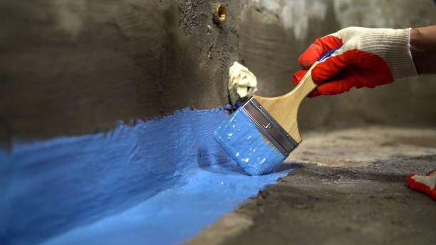 Commercial Emergency Waterproofing project at a New Germany, MN business property by SJ Waterproofing Pros